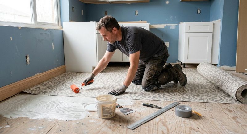 Sheet Flooring Installation in Mckinney, TX